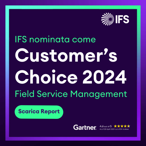 Le aziende hanno scelto: report 2024 di Gartner® Peer Insights™ Field Service Management